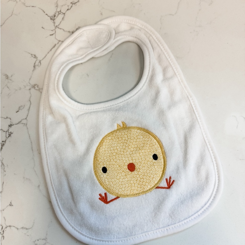 New Precious Baby Boy Chick Bib